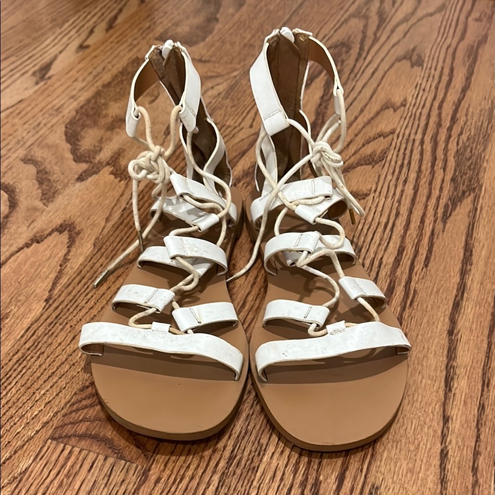 H&M White Gladiator Sandals